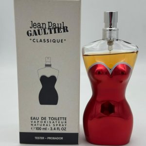 Perfume Classique Cabaret de Jean Paul Gaultier para mujer en versión tester Eau de Toilette 100 ml, fragancia elegante y sensual ideal para revendedores de perfumes en Ciudad de México.